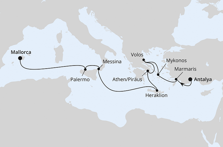 Impressionn zu AIDA Winter inkl. Bordguthaben - AIDAstella - Griechenland & Italien
