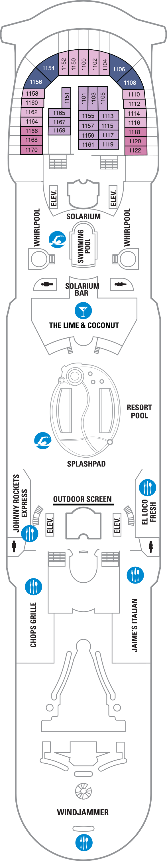 Navigator of the Seas - Royal Caribbean International - Deck 11