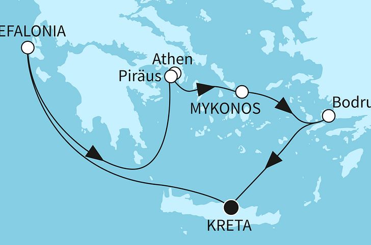 Impressionn zu Sommer 2025 Wunschtarif - Mein Schiff 5 - Östliches Mittelmeer