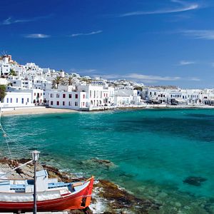 Blick auf Mykonos