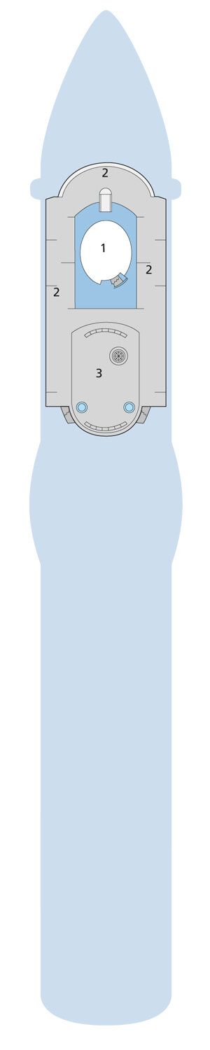 AIDAblu - AIDA Cruises - Deck 15 (Deck 15)