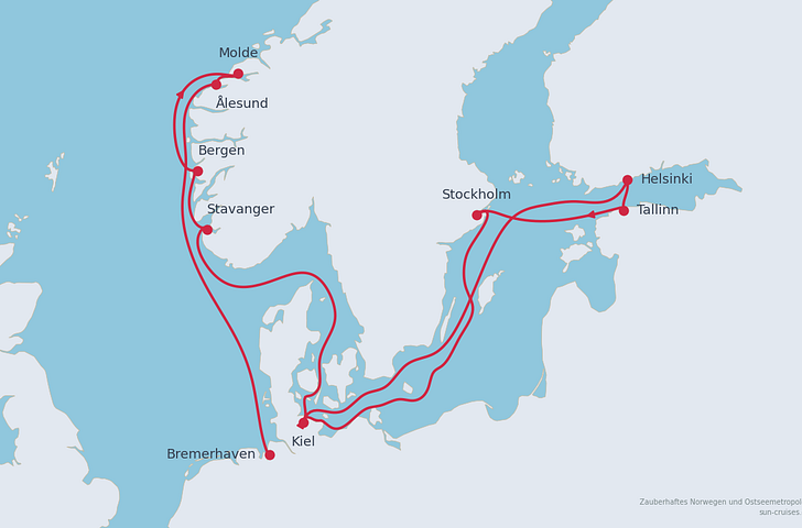 Impression zu Mein Schiff Wochenendangebot - Mein Schiff 3 - Zauberhaftes Norwegen und Ostseemetropolen