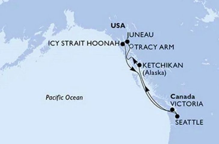 Impression zu Sommer 26 - MSC Poesia - Poesias Nordpazifik-Eskapade