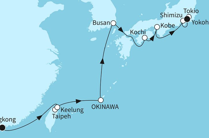 Impressionn zu Winter 2026/27 - Mein Schiff 6 - Japans große Schätze
