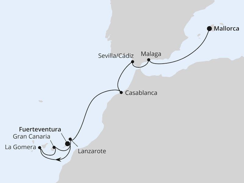 Andalusien & Kanaren ab Fuerteventura