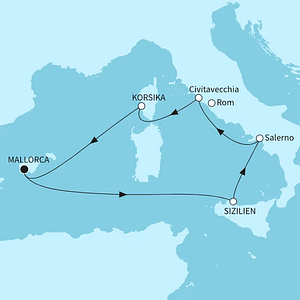 Frau und Mann vor der Mein Schiff Relax