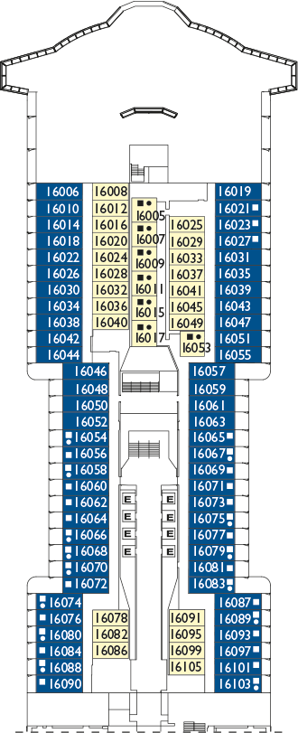 Costa Toscana - Costa Kreuzfahrten - Deck 16 (Lucca)