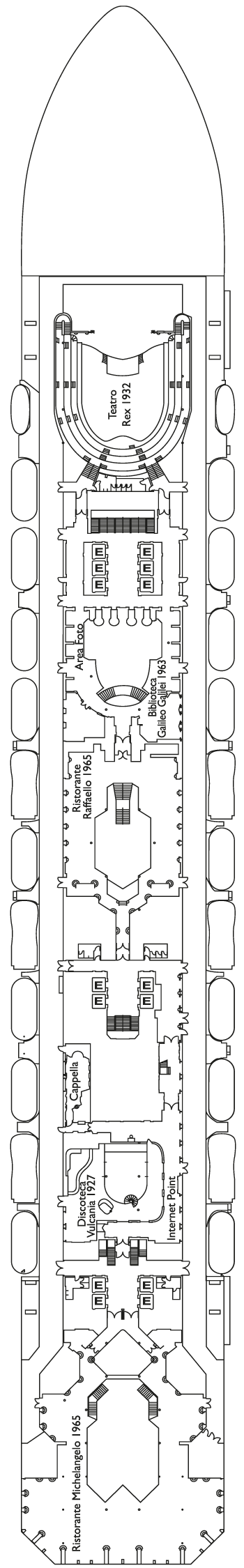 Costa Fortuna - Costa Kreuzfahrten - Deck 4 (Santos)
