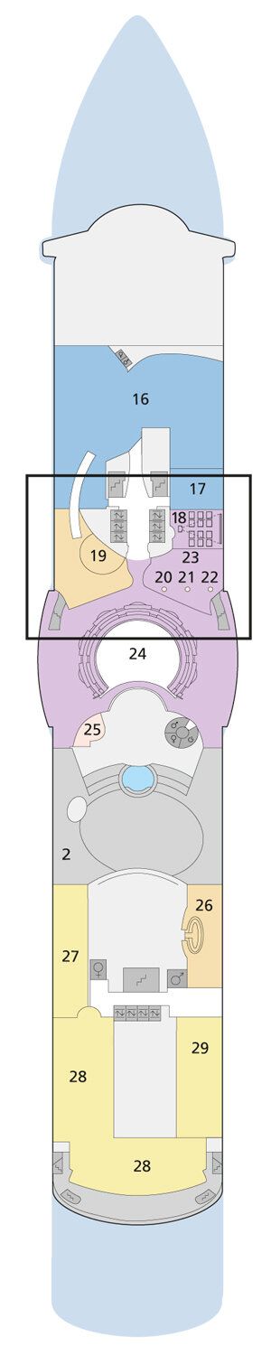 AIDAbella - AIDA Cruises - Deck 11 (Deck 11)