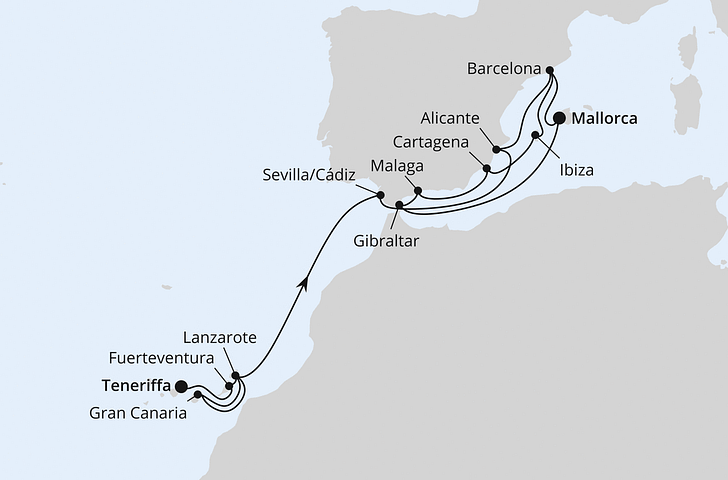Impression zu AIDA Angebot der Woche - AIDAcosma - Große Spanien-Reise mit Gibraltar