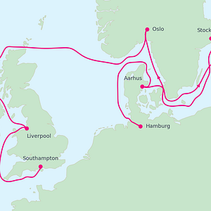 Cunard 4 Schiffe