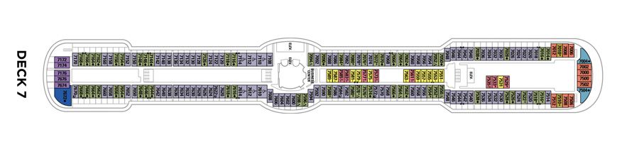 Jewel of the Seas - Royal Caribbean International - DECK 7