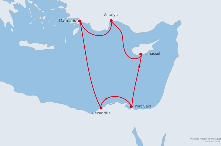 Impression zu AIDA All Inclusive Sommer 2027 - AIDAstella - Östliches Mittelmeer mit Ägypten
