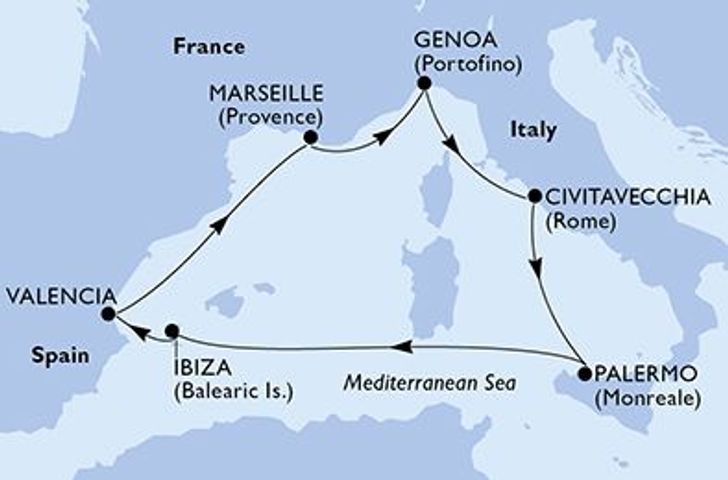 Impression zu Sommer 2027 - MSC Musica - Mediterrane Melodienreise