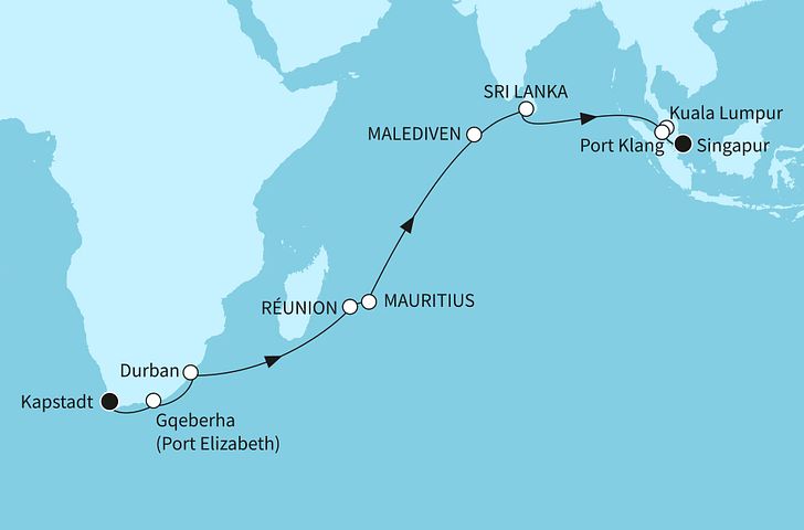 Impression zu Winter 2027/28 - Mein Schiff 6 - Indischer Ozean mit Mauritius