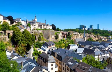 Blick über Luxemburg