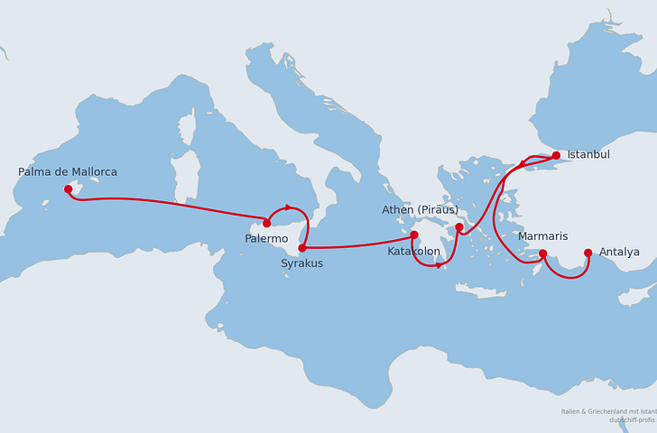Impression zu AIDA All Inclusive Sommer 2027 - AIDAstella - Italien & Griechenland mit Istanbul
