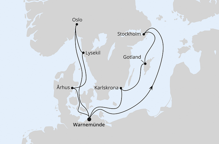 Impressionn zu Sommer 2027 - AIDAmar - Städte der Ostsee