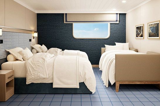 MS Santa Cruz II - Hurtigruten EXPEDITIONS - Explorer Familienkabine, Horizon Deck (FH)