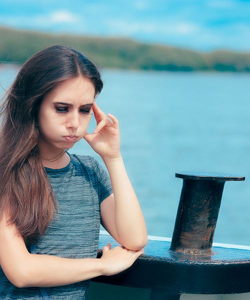 Seekrank Seekranke Frau