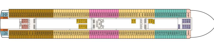 Emerald Princess - Princess Cruises - DECK 9 - DOLPHIN