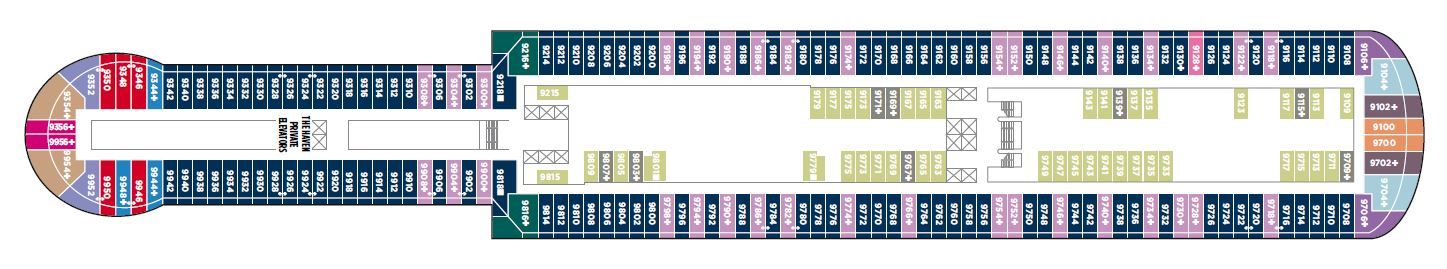Norwegian Prima - Norwegian Cruise Line - DECK 9