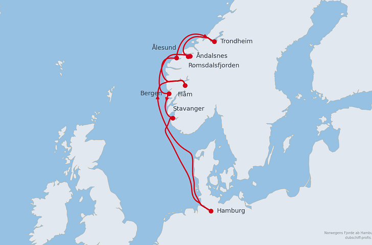 Impression zu AIDA Doppelpass on Cruise - AIDAprima - Norwegens Fjorde