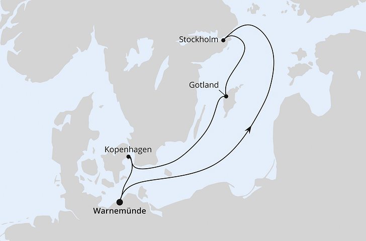 Impressionn zu AIDA PREMIUM All Inclusive Sommer 2025 - AIDAmar - Kurzreise nach Schweden & Dänemark