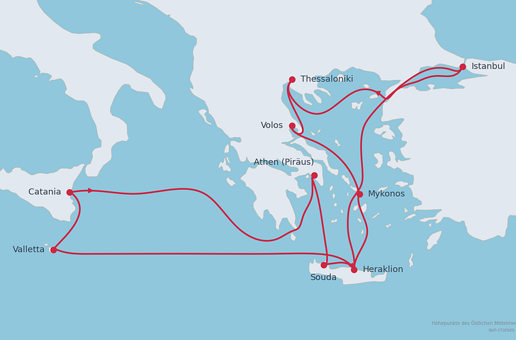 Impression zu Sommer 2027 - Mein Schiff 5 - Höhepunkte des Östlichen Mittelmeers