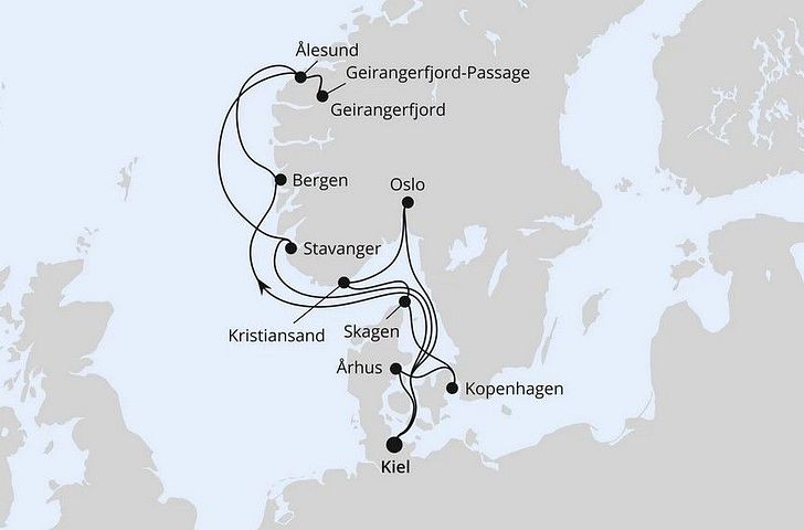 Impression zu Herbstferien 2026 - AIDAnova - Große Skandinavien-Reise