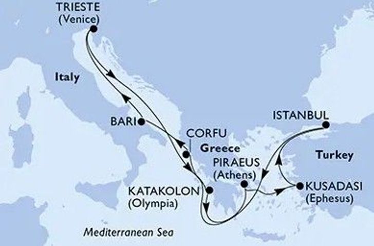 Impression zu MSC Last Minute Special - MSC Fantasia - Mediterrane Entdeckungsreise