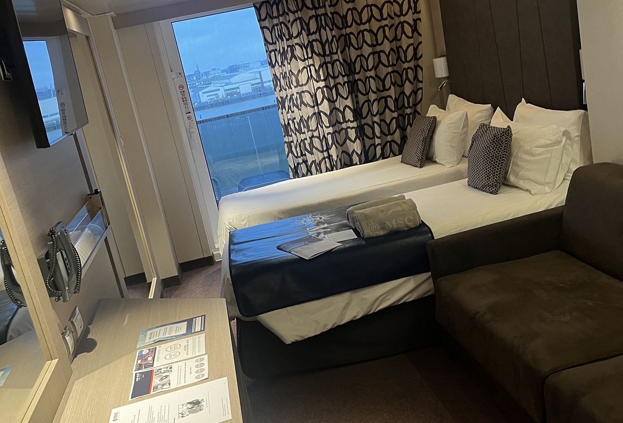 An Bord der MSC Euribia 