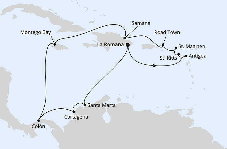 Impressionn zu AIDA Suiten - AIDAblu - Karibik und Mittelamerika