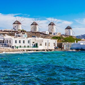 Mykonos Windmühlen Griechenland 