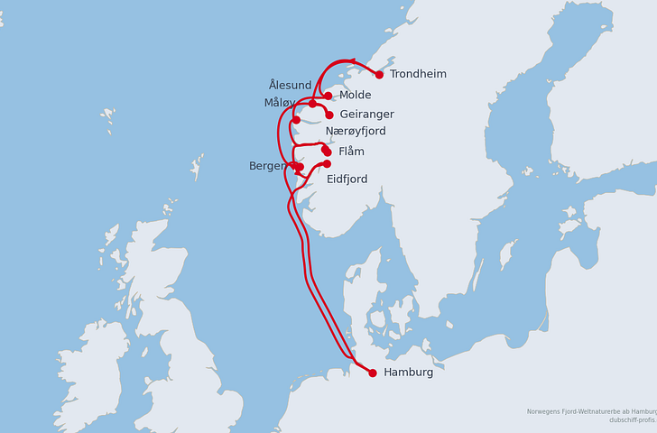 Impression zu AIDA ALL IN Sommer 2027 - AIDAprima - Norwegens Fjord-Weltnaturerbe