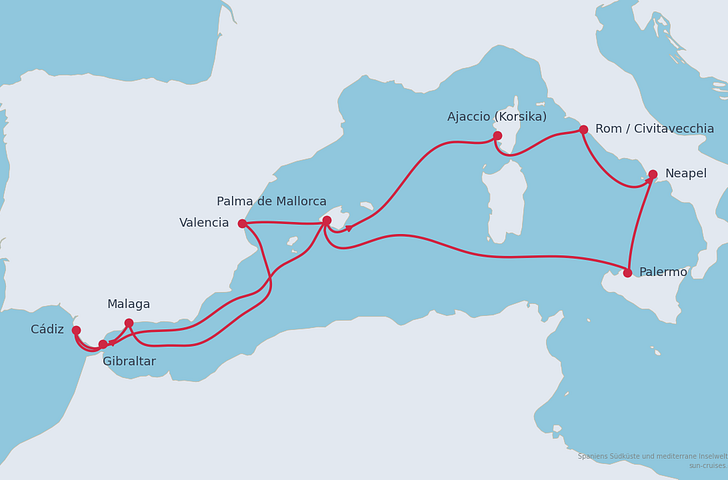 Impression zu Winter 2026/27 - Mein Schiff 4 - Spaniens Südküste und mediterrane Inselwelten