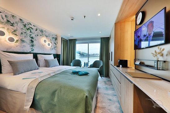 MS Amina Zweibettkabine mit frz. Balkon