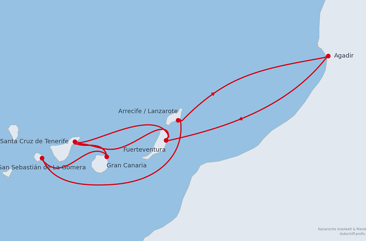 Impression zu AIDA Winter 2027/2028 - AIDAsol oder AIDAstella - Kanarische Inselwelt & Marokko