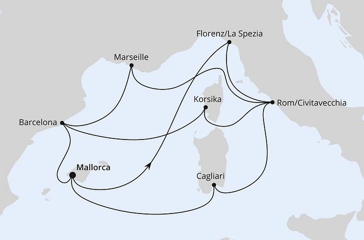 Impression zu AIDA ALL IN Sommer 2026 - AIDAcosma - Große Mittelmeer-Reise