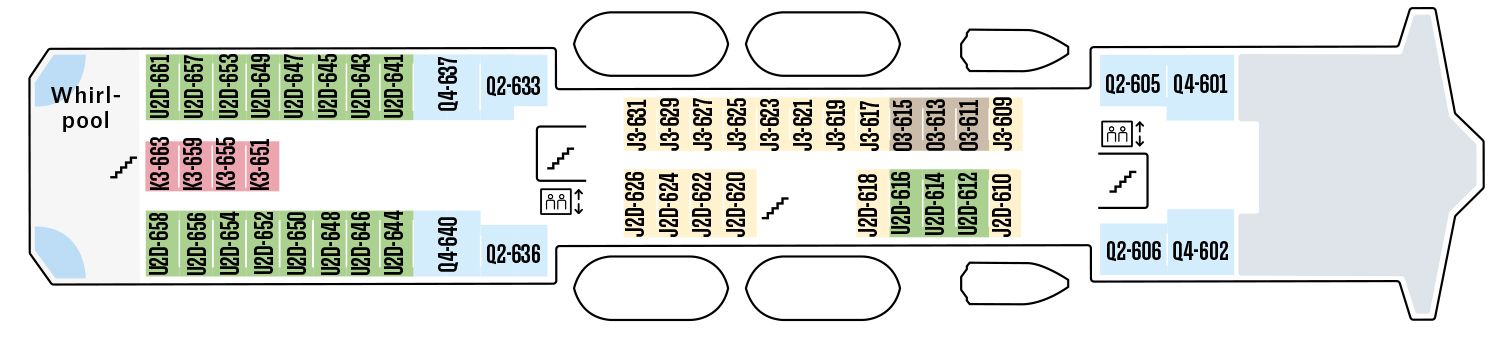 NORDKAPP - Ohne Reederei - DECK 6 | NORDKAPP