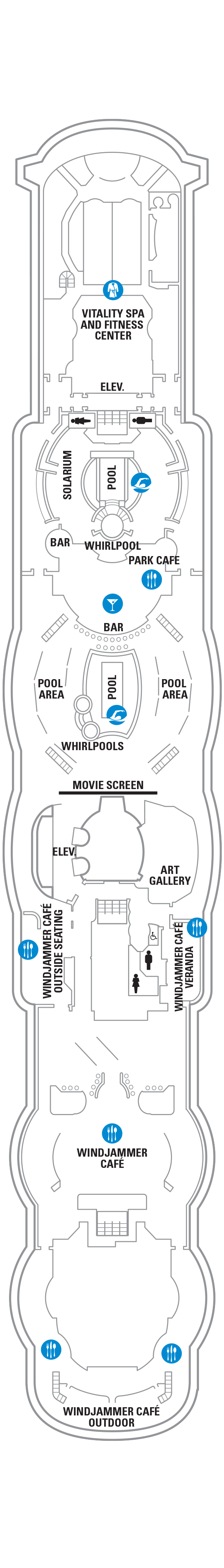 Serenade of the Seas - Royal Caribbean International - Deck 11