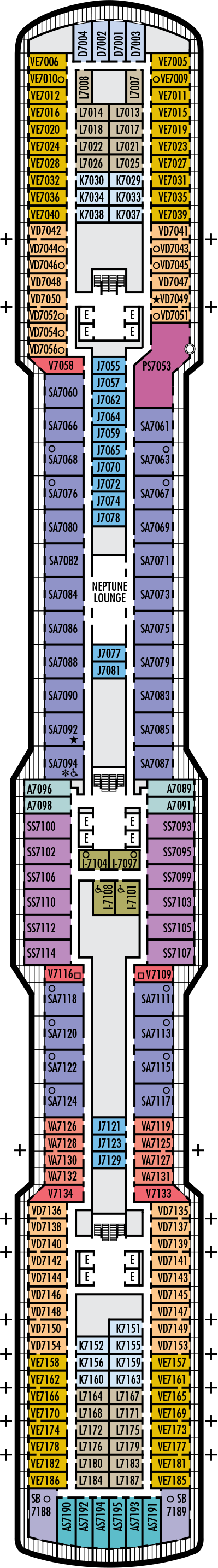 MS Koningsdam - Holland America Line - Deck 7 (Schubert)