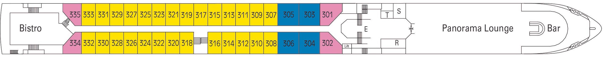 MS VIVA MOMENTS - VIVA Cruises - DIAMANTDECK