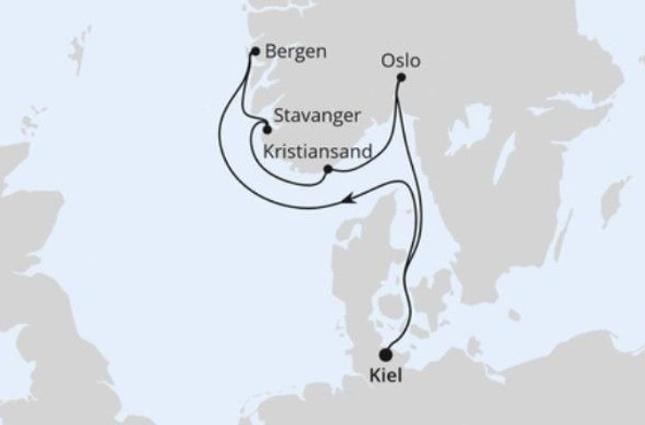 Impression zu Neue AIDAprima Winterreisen - Südnorwegen