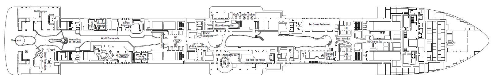 MSC World Europa - MSC Cruises - DECK 8