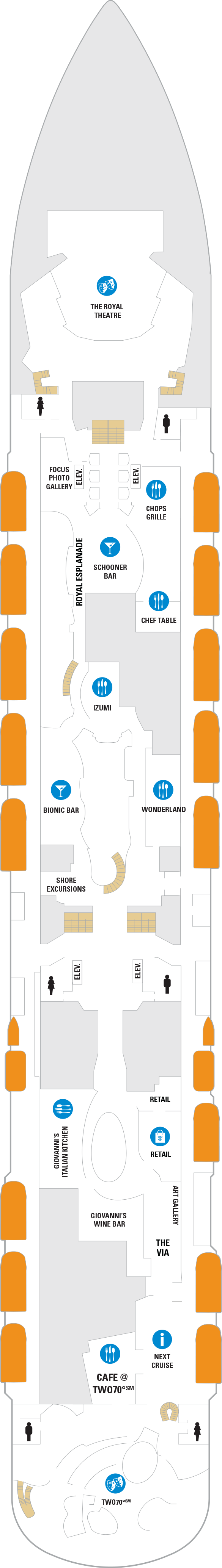 Odyssey of the Seas - Royal Caribbean International - Deck 5 (Deck 5)