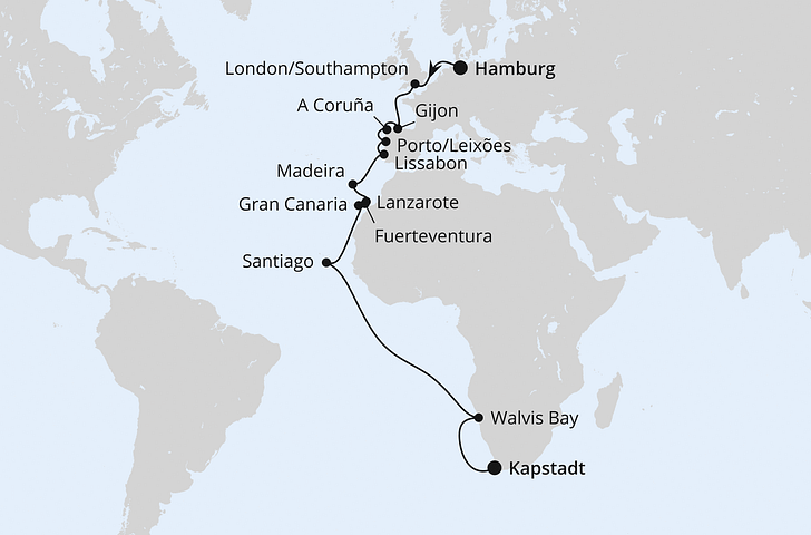 Impression zu AIDA COMFORT ALL IN Highlights - AIDAprima - Von Hamburg über die Kanaren nach Kapstadt