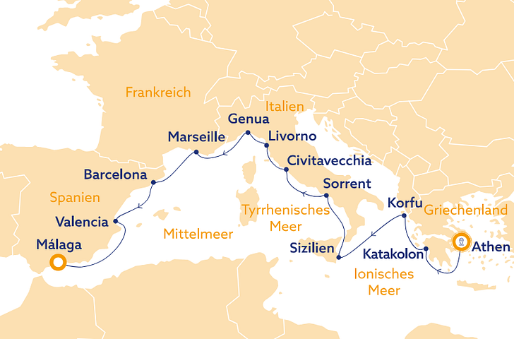Impression zu Vasco da Gama - Höhepunkte des Mittelmeers