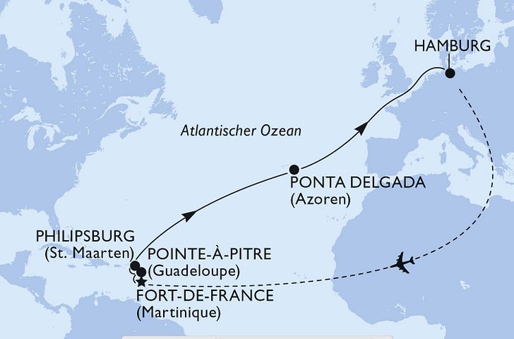 Impression zu MCS Cruises Wochenend-Deal - MSC Virtuosa - Atlantische Entdeckungsreise