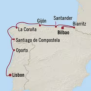 Skyline mit Sao Jorge Lissabon